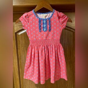 Matilda Jane Pink and Blue Apple Dress